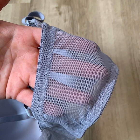 Rampage Intimates Womens Bra Size 42D Casual 3-Hook Light Purple Lacy Padded - Picture 15 of 16